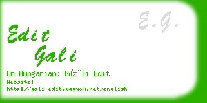 edit gali business card